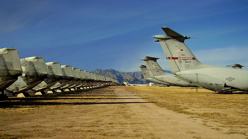 Illustration for article titled The World's Most Bizarre Aircraft Graveyards